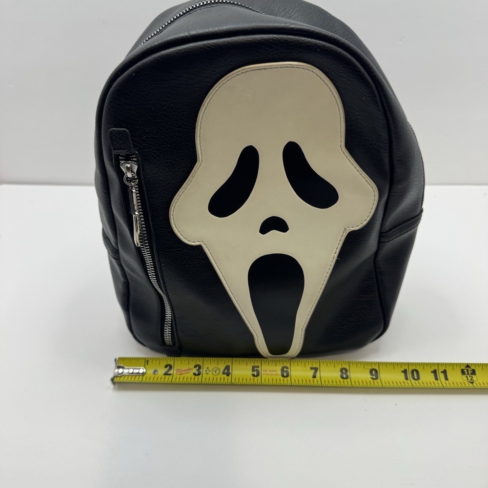 Bioworld Scream Ghostface Glow-In-The-Dark‎ Faux Leather Mini Backpack Horror - Picture 13 of 16